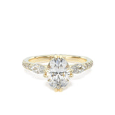 Engagement Ring with Marquise and Round Diamond Accents by Allure